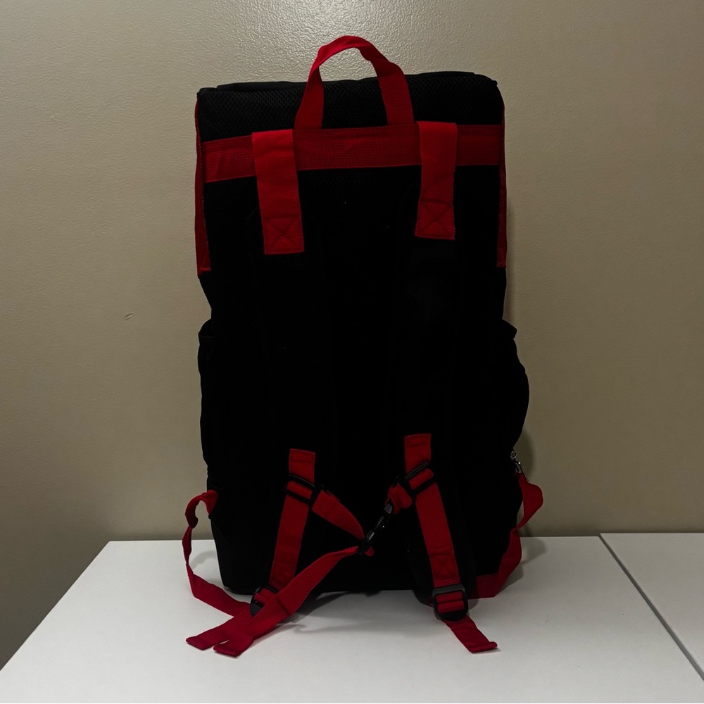 Ironman Triathlon Transition Backpack. NWOT Black/Red - Picture 4 of 13